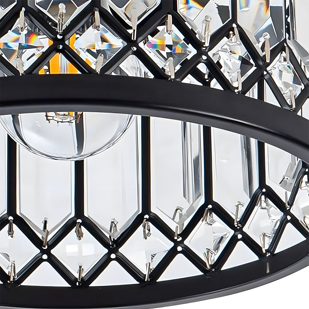 Contemporary Crystal Shade Ceiling Lighting