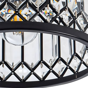 Contemporary Crystal Shade Ceiling Lighting