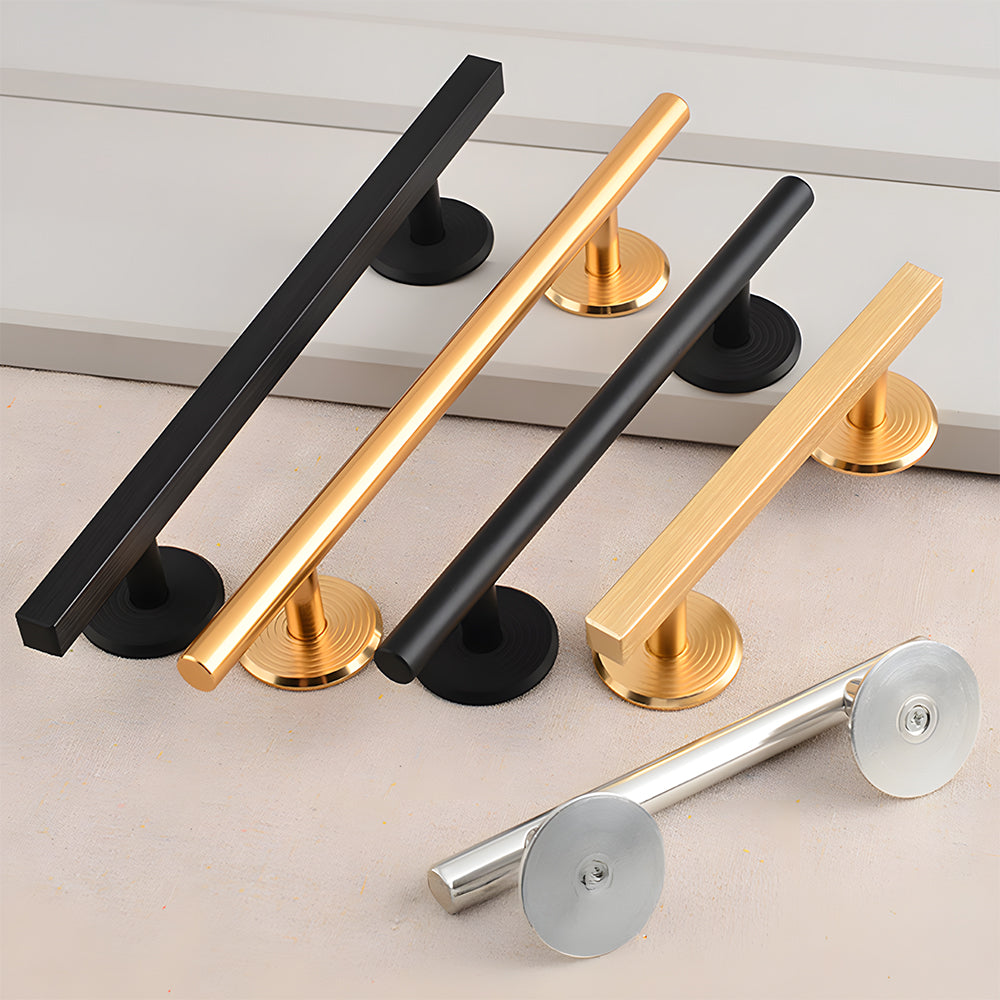 Simple Cabinet Handle with Round Base and Round Handle