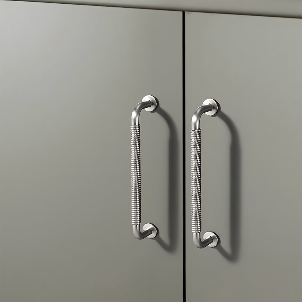 Modern Threaded Wardrobe Kitchen Cabinet Handles
