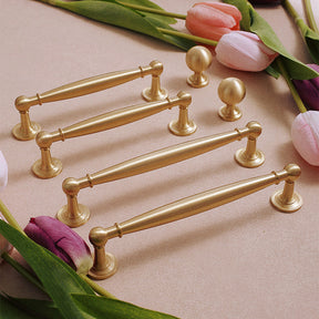 French Luxury Brass Wardrobe Door Cabinet Handles
