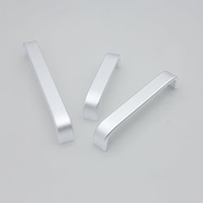 Classic Black / Silver Aluminum Alloy Kitchen Cabinet Pulls