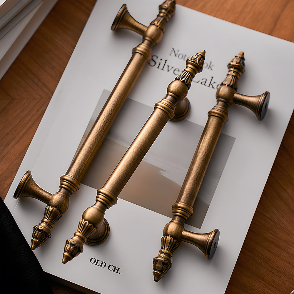 European Style Classical Brass Cabinet Door Handles