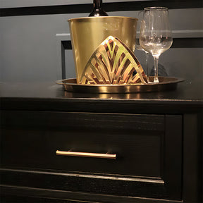 Simple Gold Brass Cabinet Handles