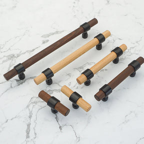 Solid Wood Walnut Furniture Handles