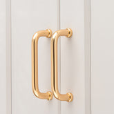 French Minimalist Rounded Arc Cabinet Handles