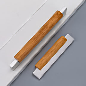 1 Pack Simple Wood Cabinet Kitchen Pull Handle