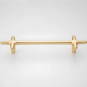 Modern Bright Silver Zinc Alloy Cabinet Pulls and Handles
