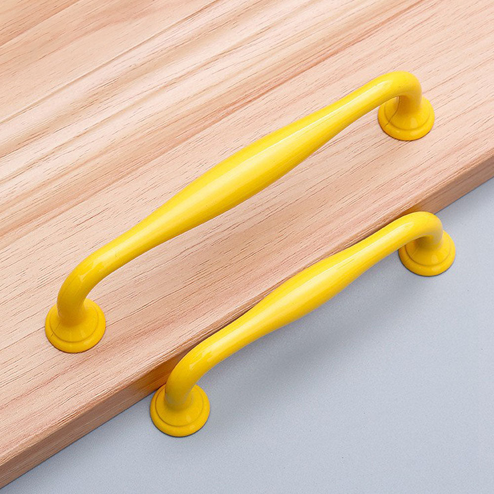 Modern Minimalist Aluminum Alloy Colored Furniture Hardware Door Handle