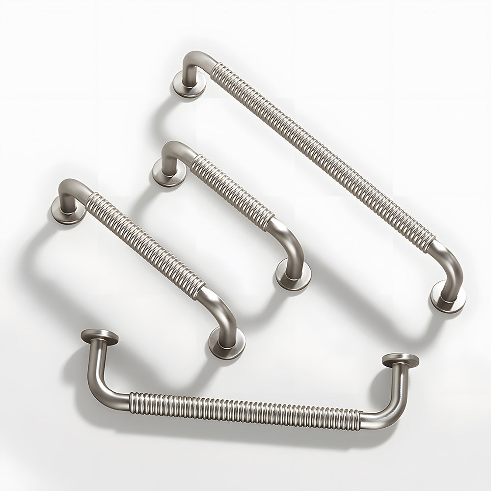 Modern Threaded Wardrobe Kitchen Cabinet Handles