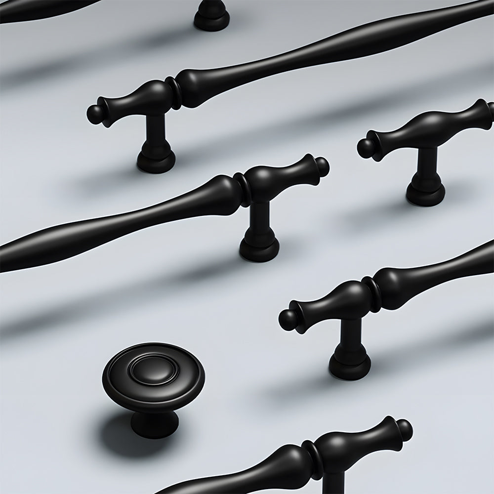 French Style Solid Brass Cabinet Drawer Handles