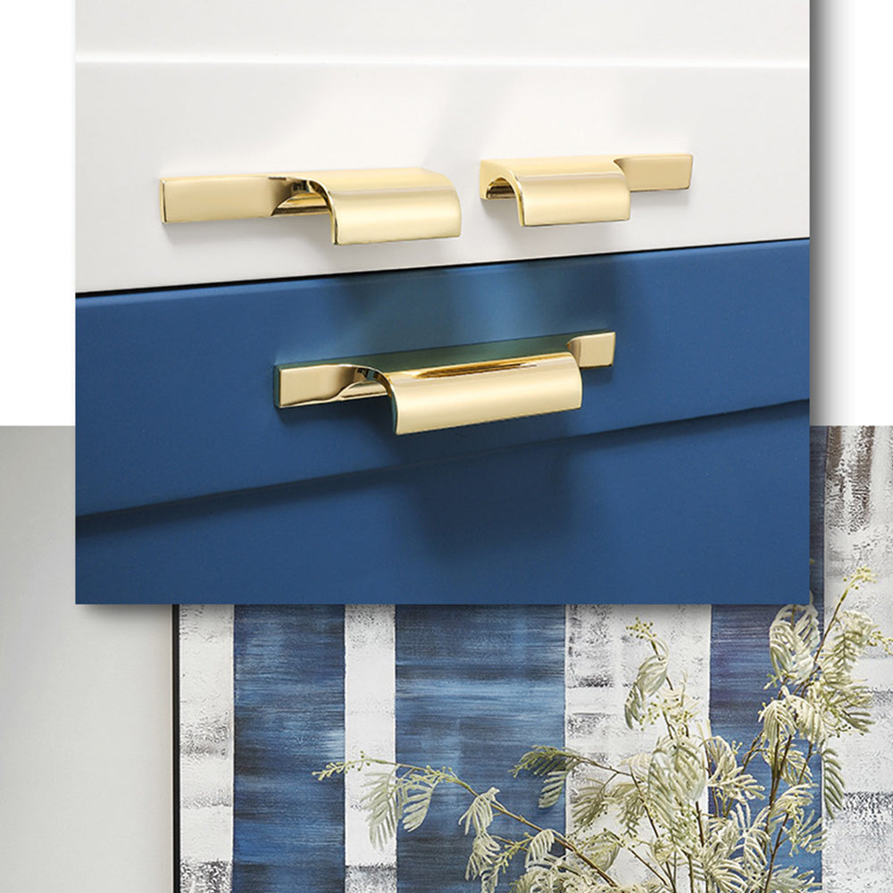 Modern Simple Zinc Alloy Cabinet Drawer Pull Handles