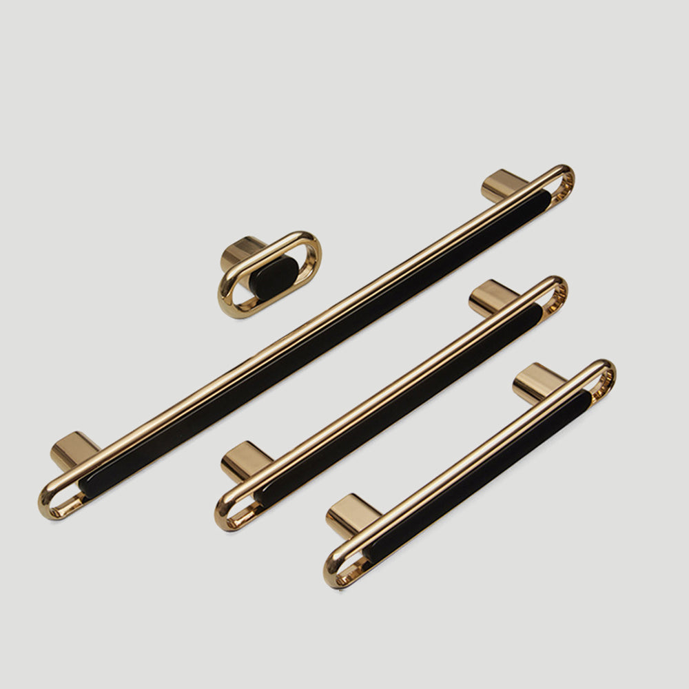 Gold Modern Simple Cabinet Door Handles