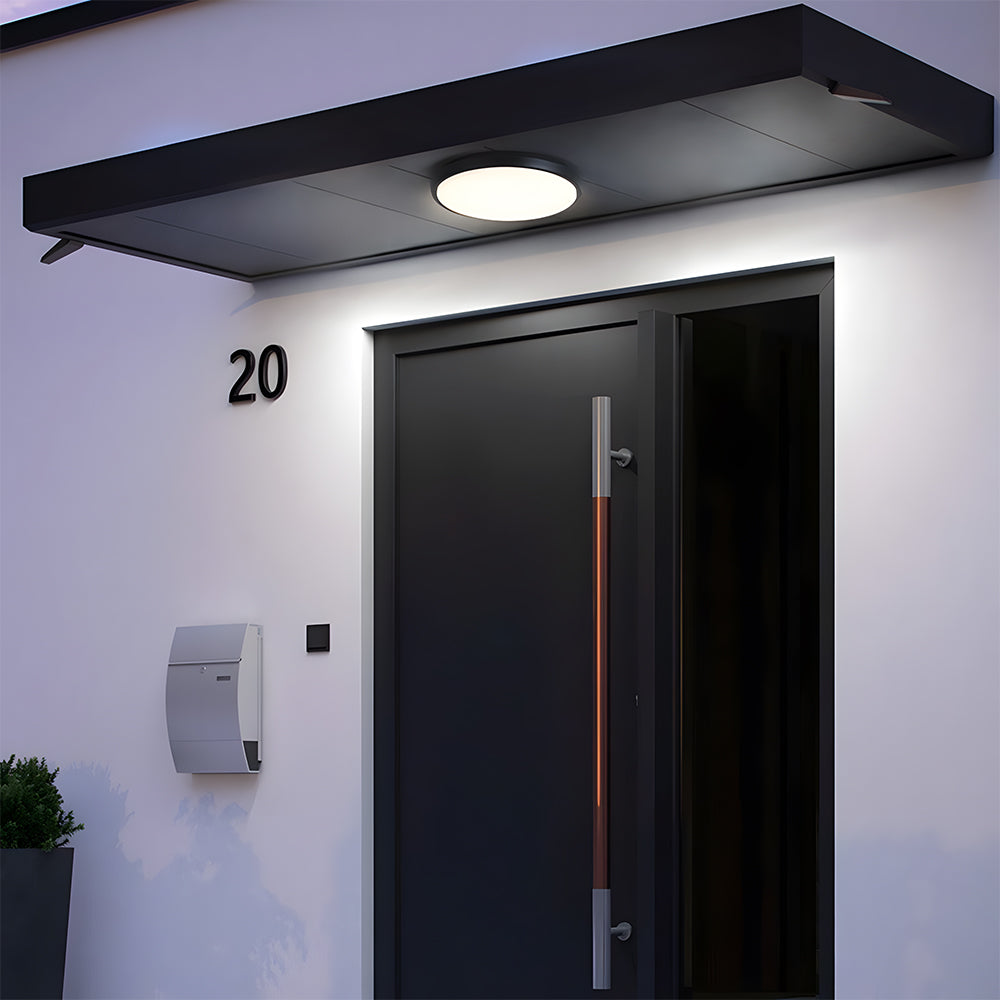 Modern IP65 Waterproof Round Outdoor LED Ceiling Light