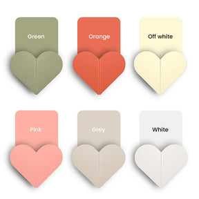 Colorful Heart-Shaped Cartoon Wardrobe Door Handle