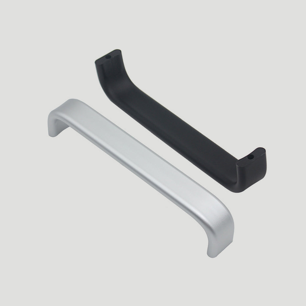 Classic Black / Silver Aluminum Alloy Kitchen Cabinet Pulls