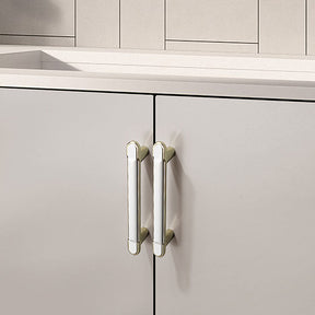 Modern Solid Zinc Alloy Rectangular Cabinet Knobs And Pulls