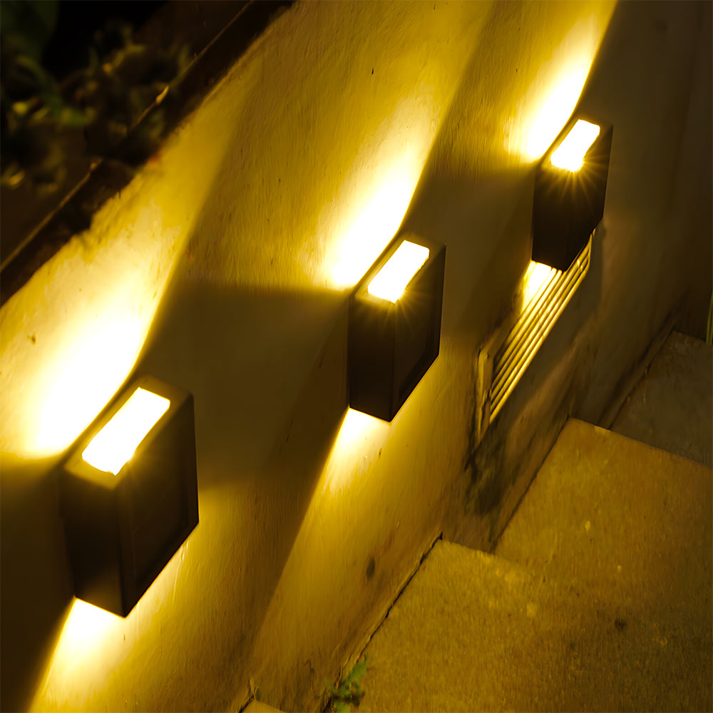 Waterproof Modern Solar Up Down Outdoor Wall Light