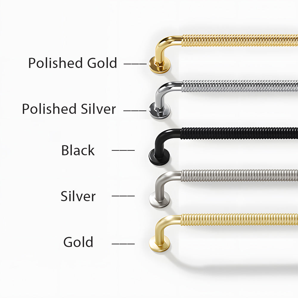 Modern Threaded Wardrobe Kitchen Cabinet Handles