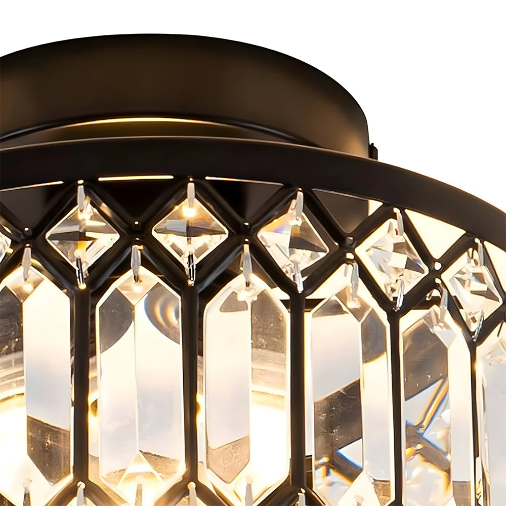 Contemporary Crystal Shade Ceiling Lighting