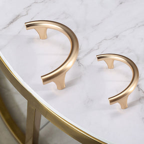 Golden Luxury Semi-Circular Cabinet Door Handles