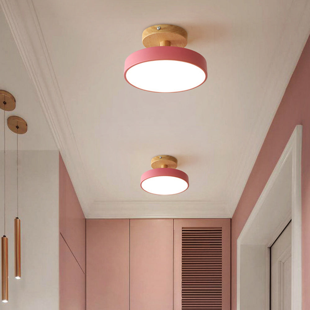 Modern Iron Round Hallway LED Ceiling Lights