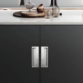 Left Right Hidden Slotted Recessed Handles