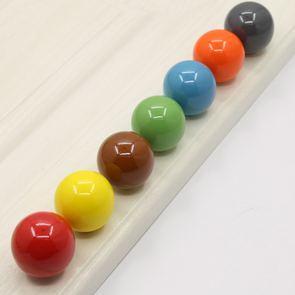 Ball Shape Colorful Wardrobe Drawer Knobs