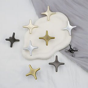 Modern Zinc Alloy Star Cross Cabinet Knobs