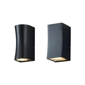 IP65 Curved & Square Up Down Exterior Sconce