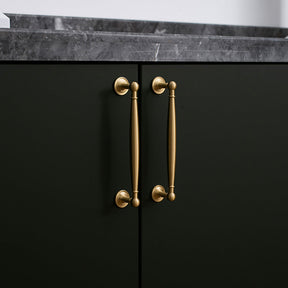 French Luxury Brass Wardrobe Door Cabinet Handles
