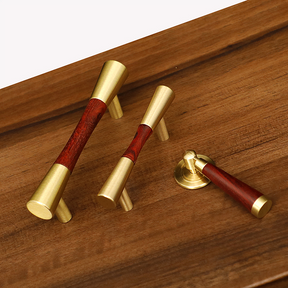 Classical Pure Copper Handle Wood Cabinet Pulls