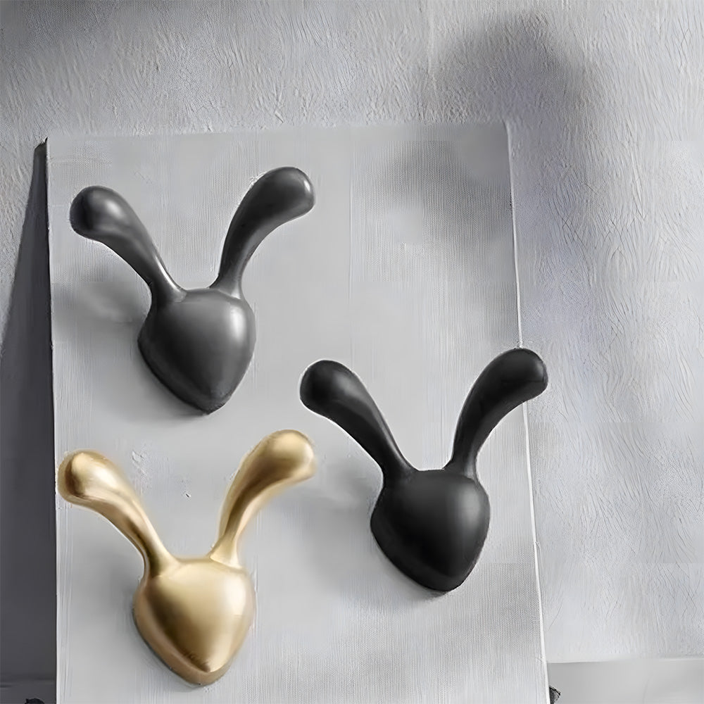 Unique Heart & Rabbit Ear Shaped Coat & Towel Hooks