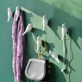 Decorative Bird Shaped Resin Wall Hook