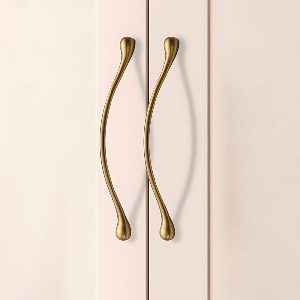 Decorative Wavy Organic Cabinet Pulls