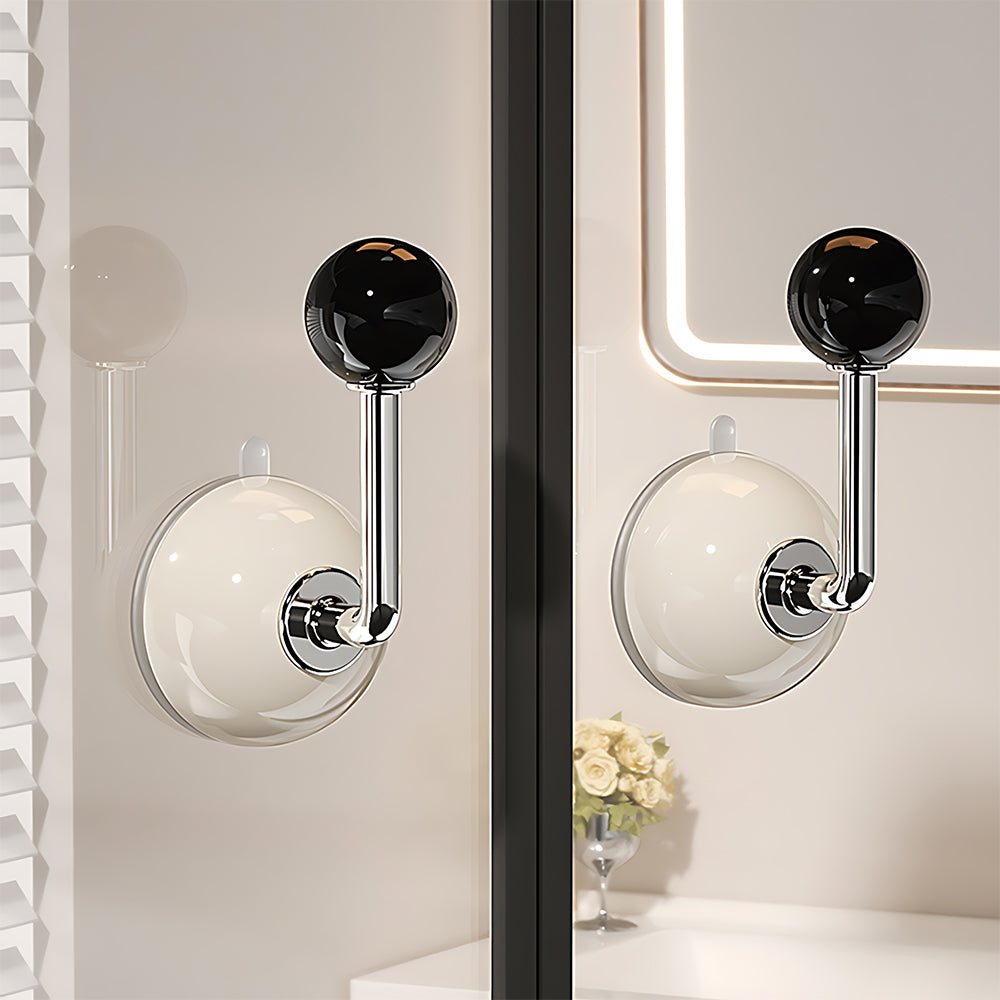 Punch-free Suction Cup Cabinet Handles Wall Hook Curtain Holder