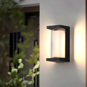 IP65 Waterproof Square Outdoor Wall Lamp for Patio Front Door Backyard