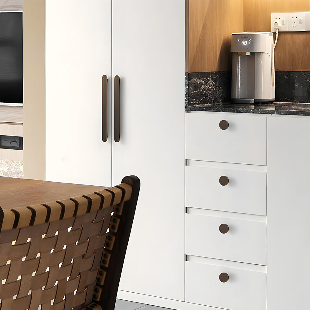 Modern Gold Brass Cabinet Pulls and Handles