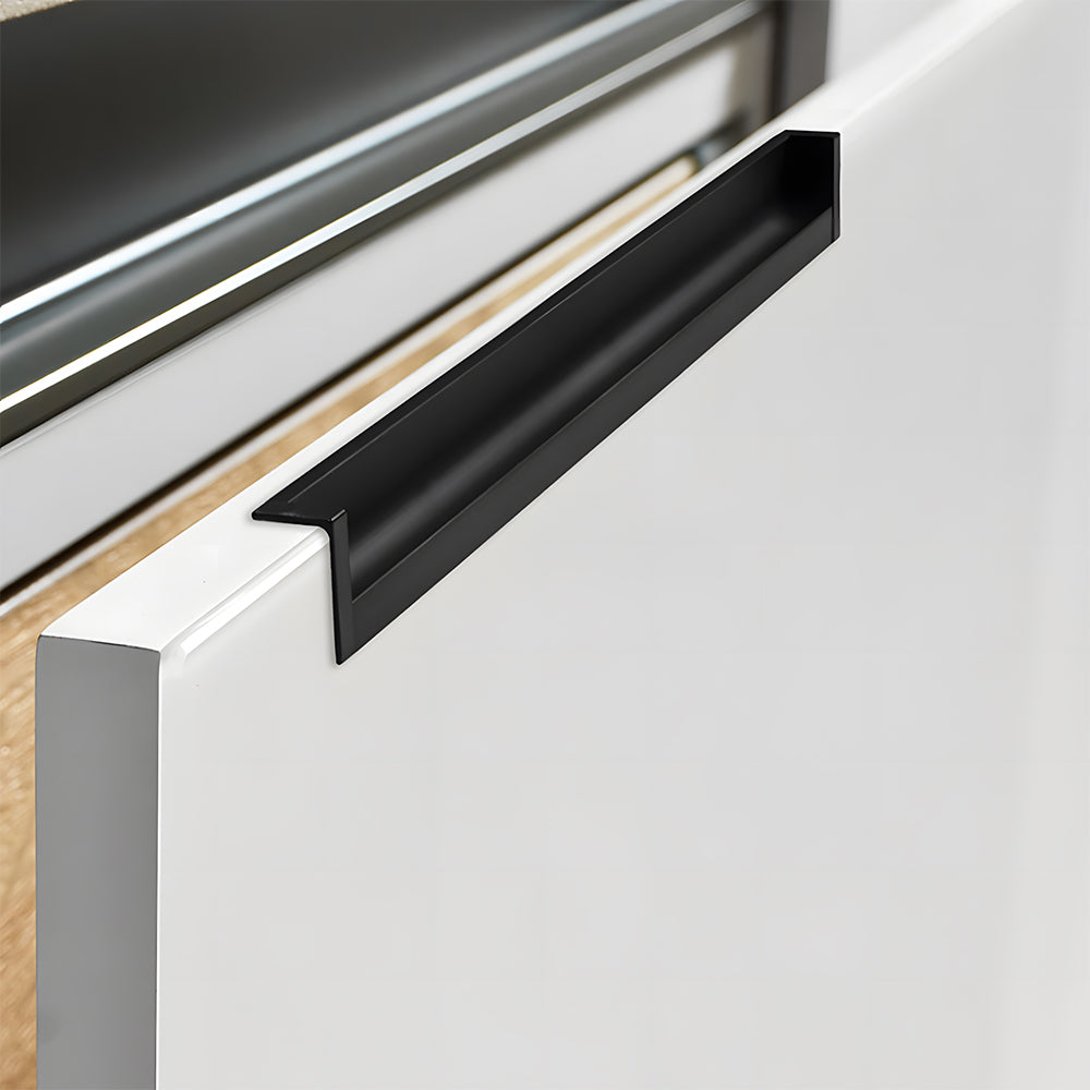 Minimalist Aluminum Alloy Flush Finger Edge Pulls