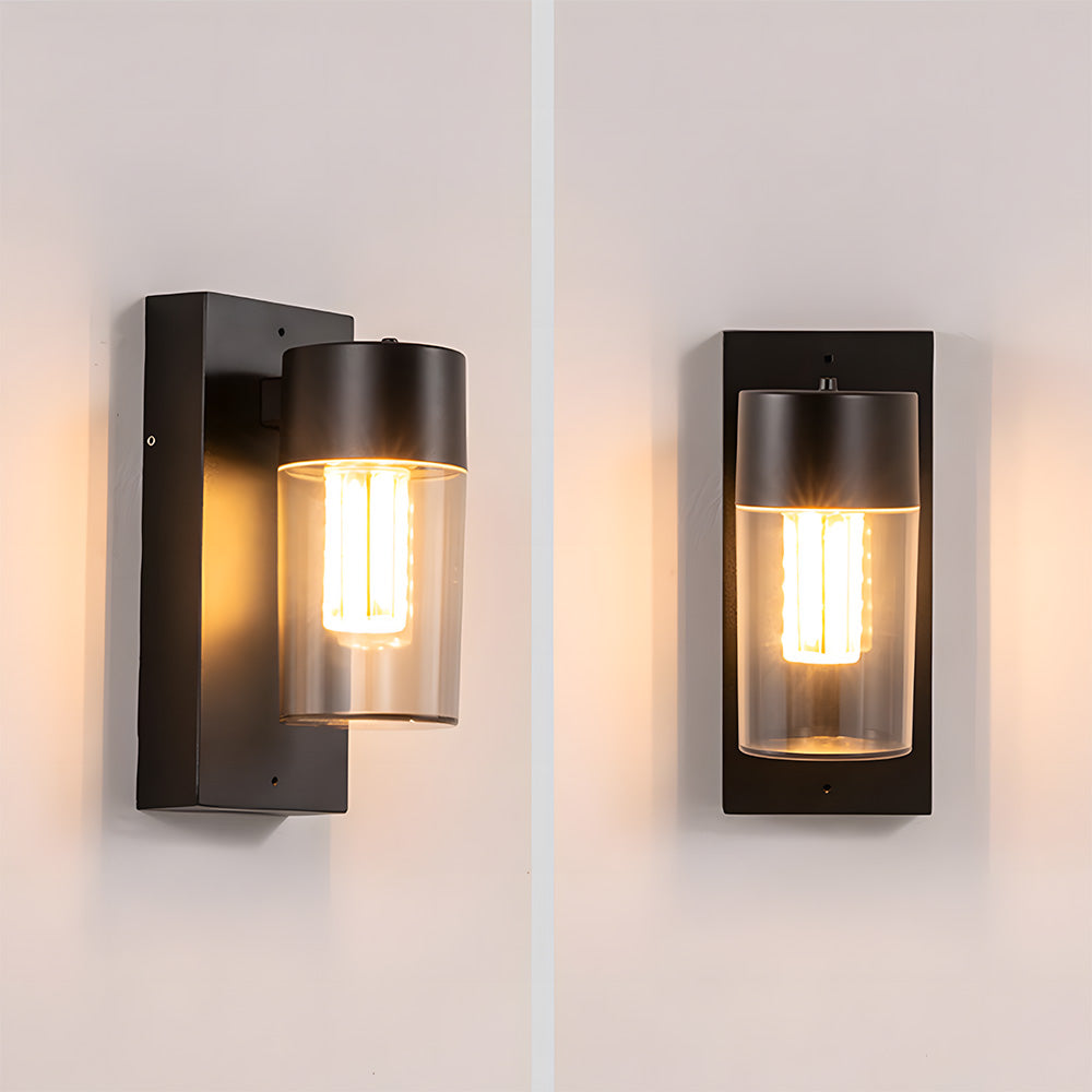 Retro IP54 Black Waterproof Outdoor Wall Lights