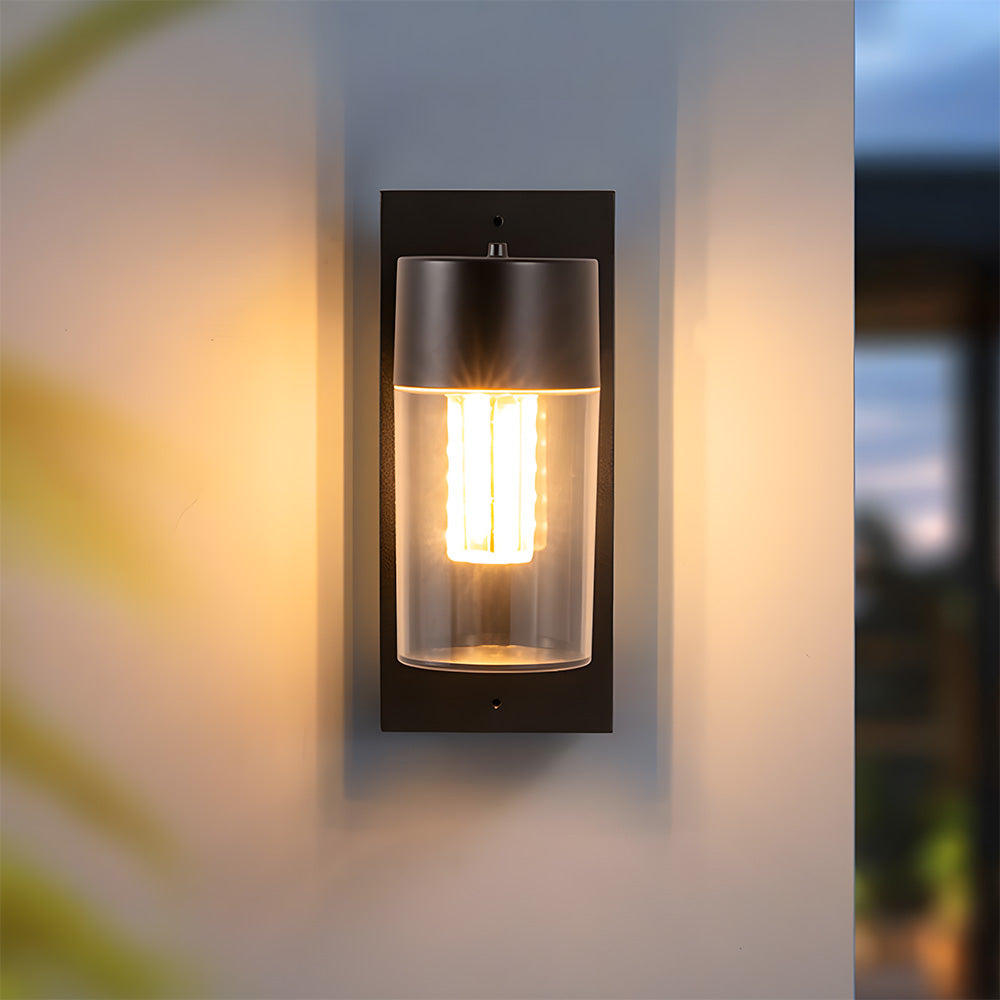 Retro IP54 Black Waterproof Outdoor Wall Lights