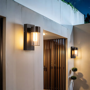 Retro IP54 Black Waterproof Outdoor Wall Lights