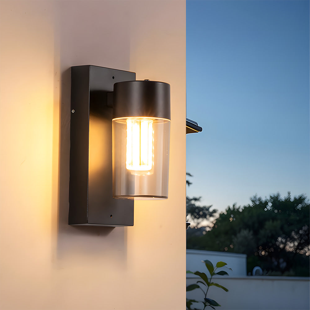 Retro IP54 Black Waterproof Outdoor Wall Lights