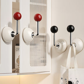 Punch-free Suction Cup Cabinet Handles Wall Hook Curtain Holder