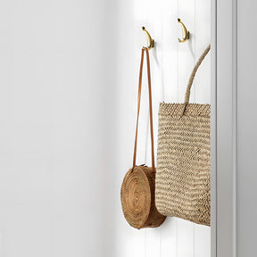 Modern Curved Zinc Alloy Wall Mounted Wall Hooks