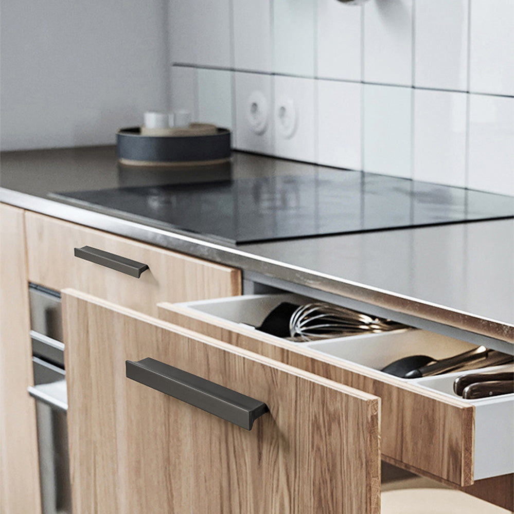 Minimal Decor Zinc Alloy Cabinet Handles For Kitchen