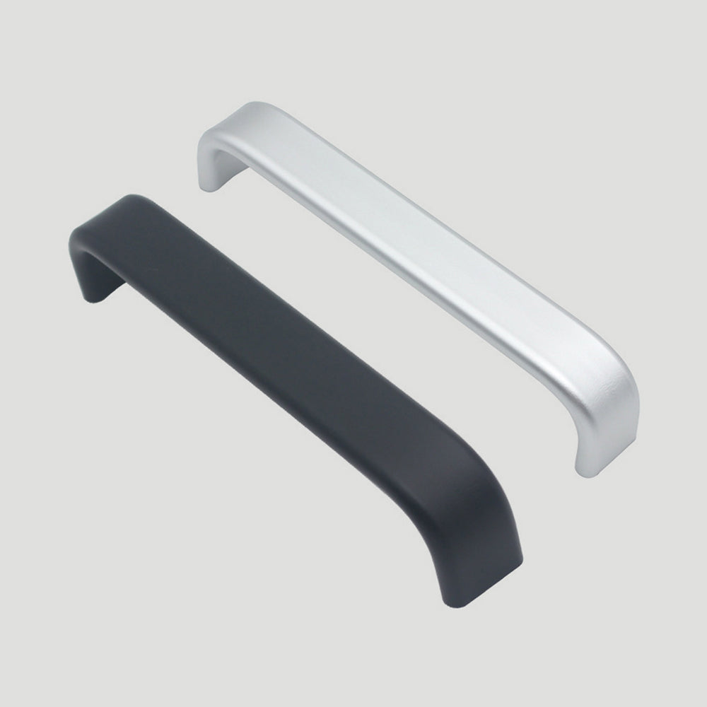 Classic Black / Silver Aluminum Alloy Kitchen Cabinet Pulls