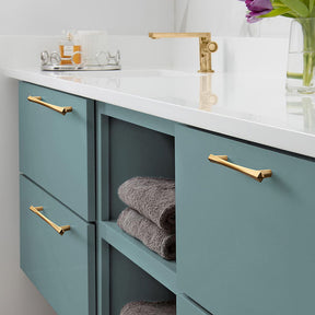 Mordern Classic Gold Cabinet Pulls and Dresser Knobs