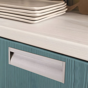 Stylish Extended Solid Concealed Cabinet Handles
