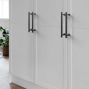 Modern T-Bar Gold Cabinet Handles